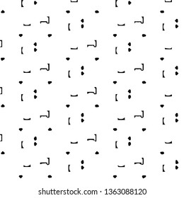 Halftone monochrome texture background. Abstract vintage black and white vector illustration Texture
