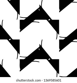 Halftone monochrome texture background. Abstract vintage black and white vector illustration Texture