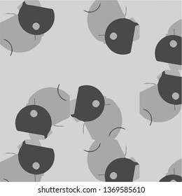 Halftone monochrome texture background. Abstract vintage black and white vector illustration Texture