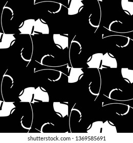 Halftone monochrome texture background. Abstract vintage black and white vector illustration Texture