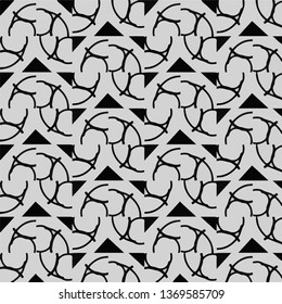 Halftone monochrome texture background. Abstract vintage black and white vector illustration Texture