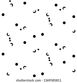 Halftone monochrome texture background. Abstract vintage black and white vector illustration Texture