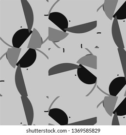 Halftone monochrome texture background. Abstract vintage black and white vector illustration Texture