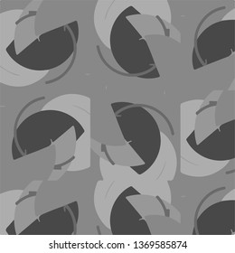 Halftone monochrome texture background. Abstract vintage black and white vector illustration Texture
