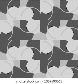 Halftone monochrome texture background. Abstract vintage black and white vector illustration Texture