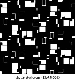 Halftone monochrome texture background. Abstract vintage black and white vector illustration Texture