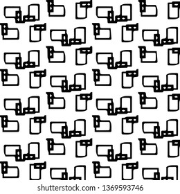 Halftone monochrome texture background. Abstract vintage black and white vector illustration Texture