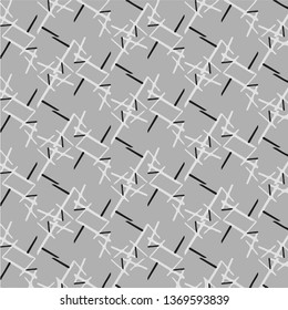 Halftone monochrome texture background. Abstract vintage black and white vector illustration Texture