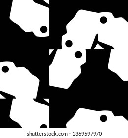 Halftone monochrome texture background. Abstract vintage black and white vector illustration Texture