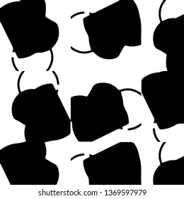 Halftone monochrome texture background. Abstract vintage black and white vector illustration Texture