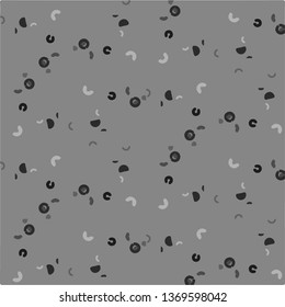 Halftone monochrome texture background. Abstract vintage black and white vector illustration Texture