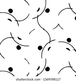 Halftone monochrome texture background. Abstract vintage black and white vector illustration Texture