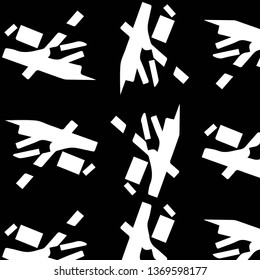 Halftone monochrome texture background. Abstract vintage black and white vector illustration Texture