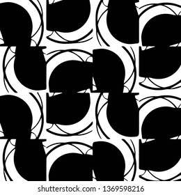 Halftone monochrome texture background. Abstract vintage black and white vector illustration Texture