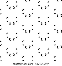 Halftone monochrome texture background. Abstract vintage black and white vector illustration Texture