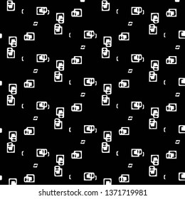 Halftone monochrome texture background. Abstract vintage black and white vector illustration Texture