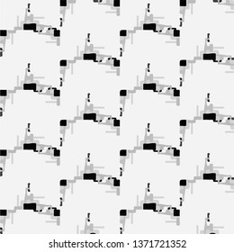 Halftone monochrome texture background. Abstract vintage black and white vector illustration Texture