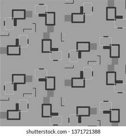 Halftone monochrome texture background. Abstract vintage black and white vector illustration Texture