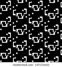 Halftone monochrome texture background. Abstract vintage black and white vector illustration Texture