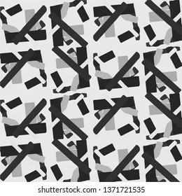 Halftone monochrome texture background. Abstract vintage black and white vector illustration Texture