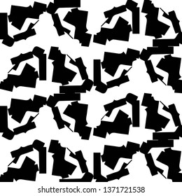 Halftone monochrome texture background. Abstract vintage black and white vector illustration Texture