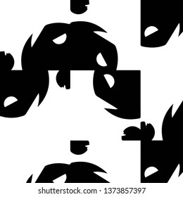 Halftone monochrome texture background. Abstract vintage black and white vector illustration Texture