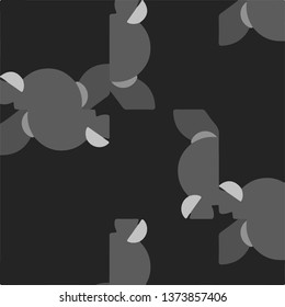 Halftone monochrome texture background. Abstract vintage black and white vector illustration Texture