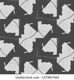 Halftone monochrome texture background. Abstract vintage black and white vector illustration Texture