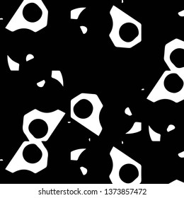 Halftone monochrome texture background. Abstract vintage black and white vector illustration Texture