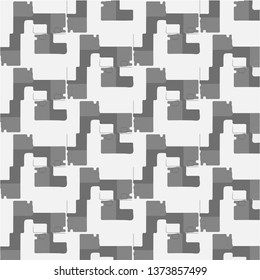 Halftone monochrome texture background. Abstract vintage black and white vector illustration Texture