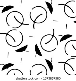 Halftone monochrome texture background. Abstract vintage black and white vector illustration Texture