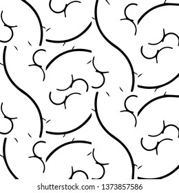 Halftone monochrome texture background. Abstract vintage black and white vector illustration Texture