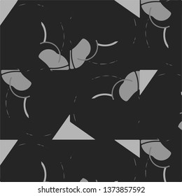 Halftone monochrome texture background. Abstract vintage black and white vector illustration Texture