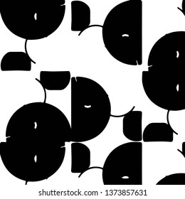 Halftone monochrome texture background. Abstract vintage black and white vector illustration Texture