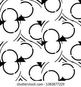 Halftone monochrome texture background. Abstract vintage black and white vector illustration Texture