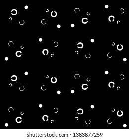 Halftone monochrome texture background. Abstract vintage black and white vector illustration Texture