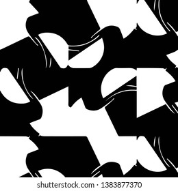 Halftone monochrome texture background. Abstract vintage black and white vector illustration Texture