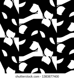 Halftone monochrome texture background. Abstract vintage black and white vector illustration Texture