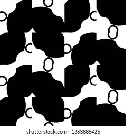 Halftone monochrome texture background. Abstract vintage black and white vector illustration Texture