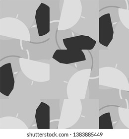 Halftone monochrome texture background. Abstract vintage black and white vector illustration Texture