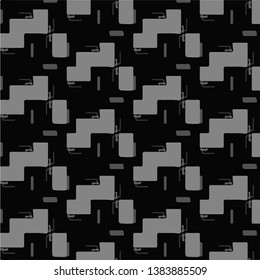 Halftone monochrome texture background. Abstract vintage black and white vector illustration Texture