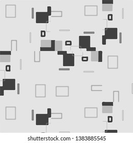 Halftone monochrome texture background. Abstract vintage black and white vector illustration Texture