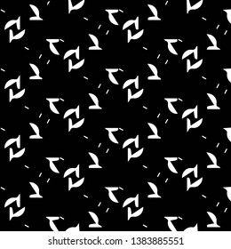 Halftone monochrome texture background. Abstract vintage black and white vector illustration Texture