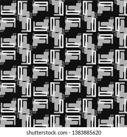 Halftone monochrome texture background. Abstract vintage black and white vector illustration Texture