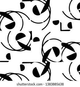 Halftone monochrome texture background. Abstract vintage black and white vector illustration Texture
