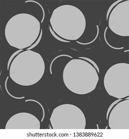 Halftone monochrome texture background. Abstract vintage black and white vector illustration Texture