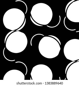 Halftone monochrome texture background. Abstract vintage black and white vector illustration Texture