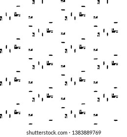 Halftone monochrome texture background. Abstract vintage black and white vector illustration Texture