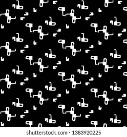 Halftone monochrome texture background. Abstract vintage black and white vector illustration Texture