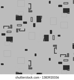Halftone monochrome texture background. Abstract vintage black and white vector illustration Texture